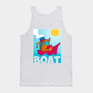 Tugboat illustration Tank Top